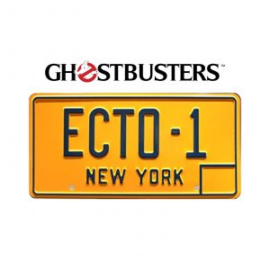 Plaque métal Ghostbusters Officielle “ECTO-1”
