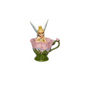 Figurine Disney Fée clochette / Tinkerbell dans sa fleur