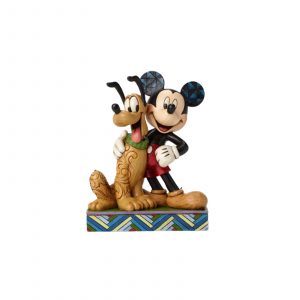 Figurine Disney Traditions Mickey et Pluto