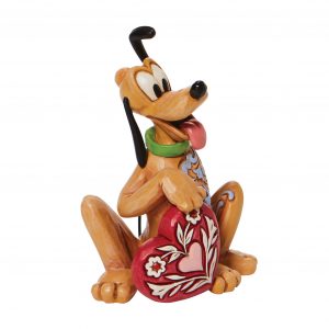Figurine Disney Pluto et son coeur Traditions