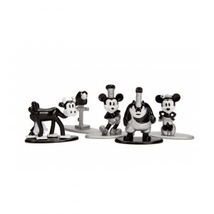 Lot de 5 Figurines métal Nanofigs Disney Mickey 90th