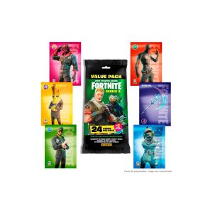 Panini Fortnite Trading Cards Serie 3 pack de 24 cartes + 2 bonus