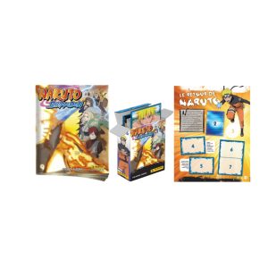 Panini Naruto Shippuden Pack Album + 2 pochettes
