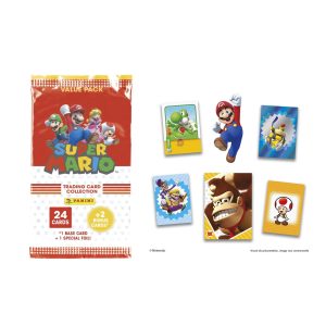 Panini Super Mario Trading Cards collection 24 cartes + 2 bonus