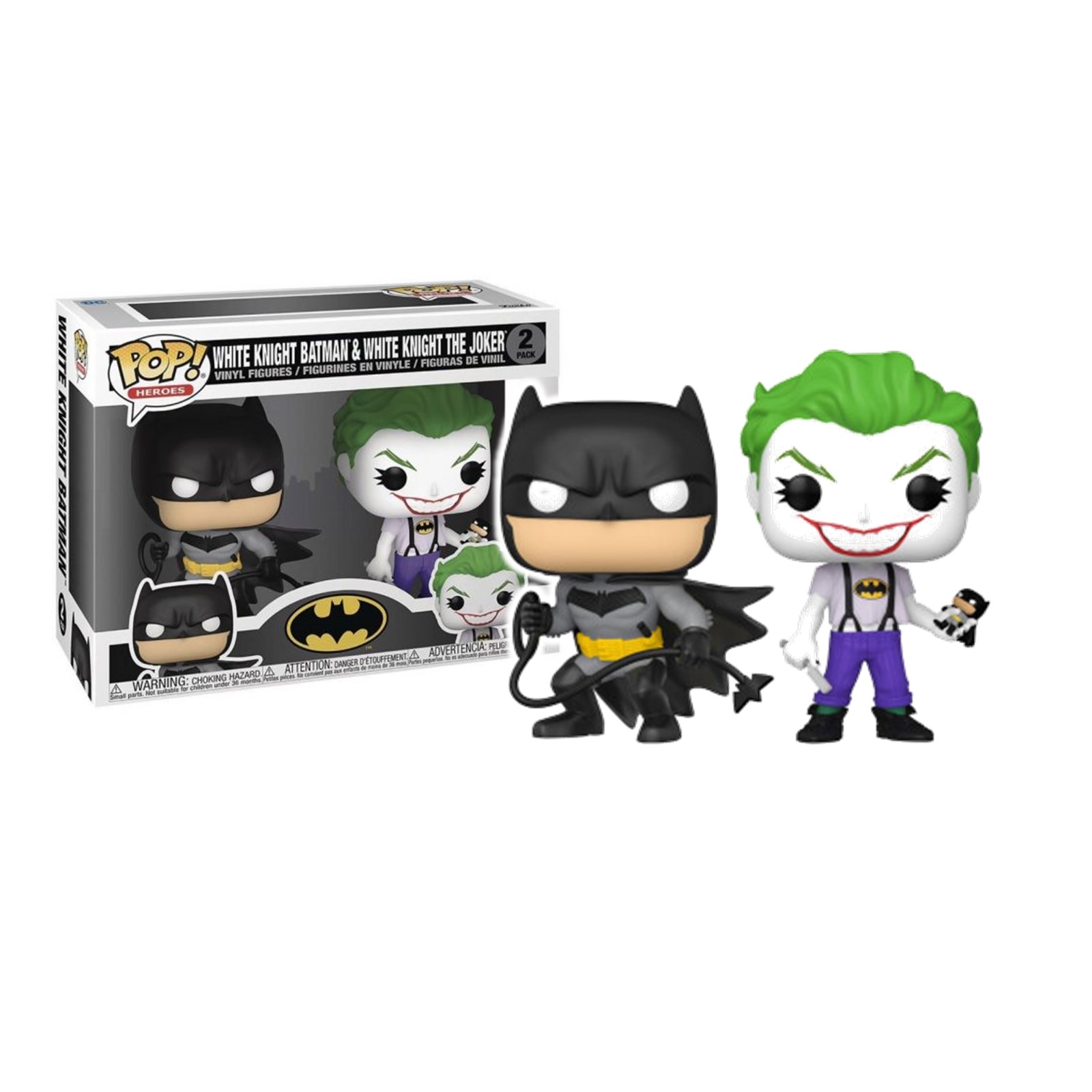 Funko Pop DC Comics White Knight Batman & Joker – 2 Pack