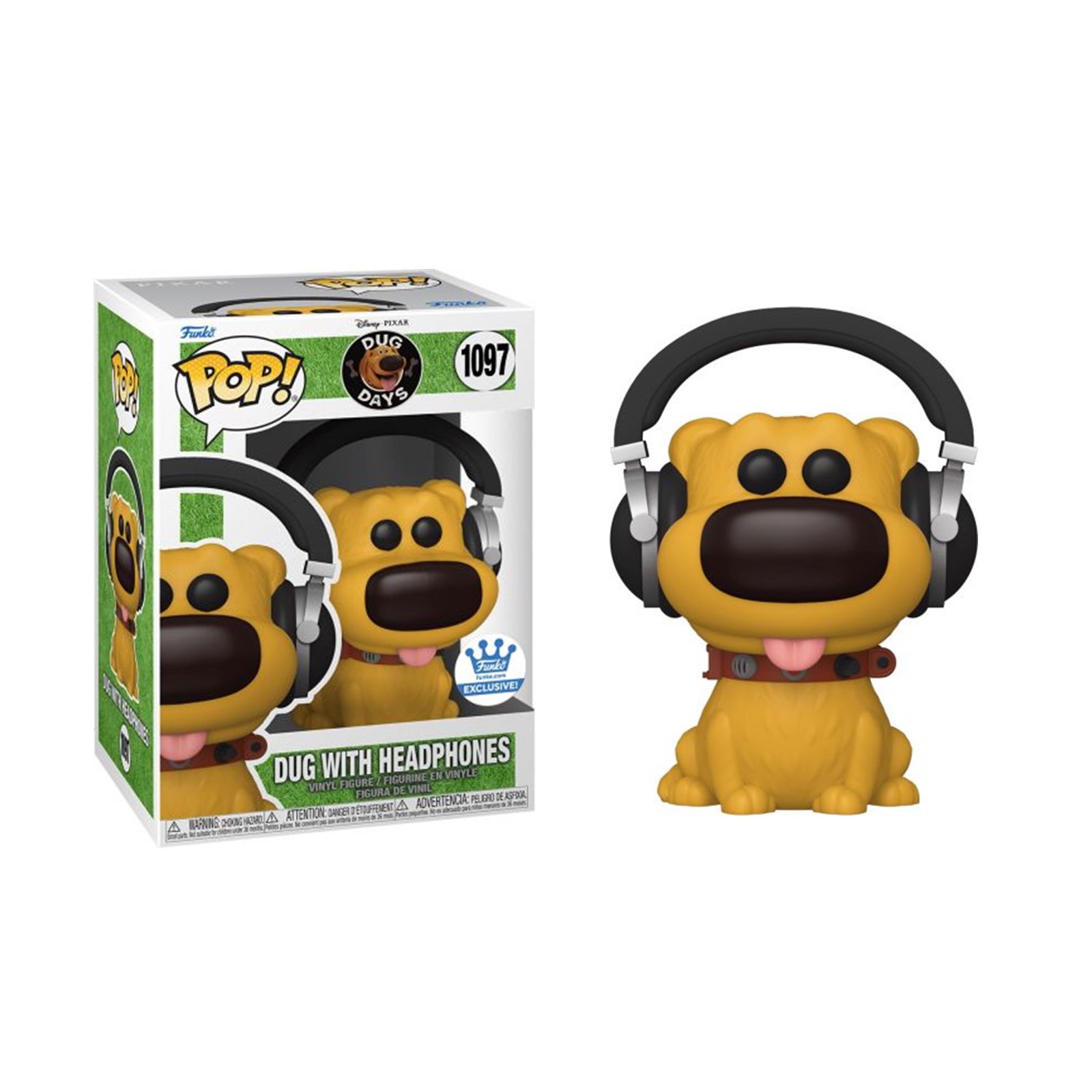 Funko pop Disney Pixar Dug Days – Dug with Headphones – 1097