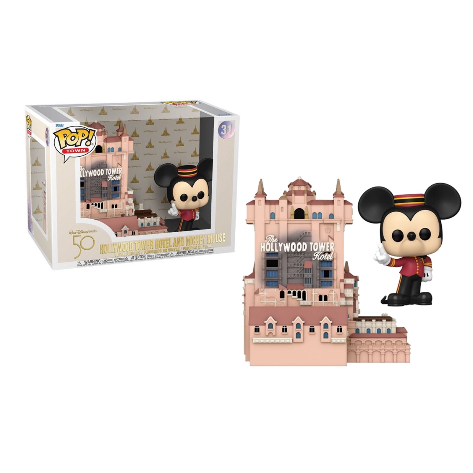 funko pop Disney World 50th 31 Mickey et hollywood tower goodin shop