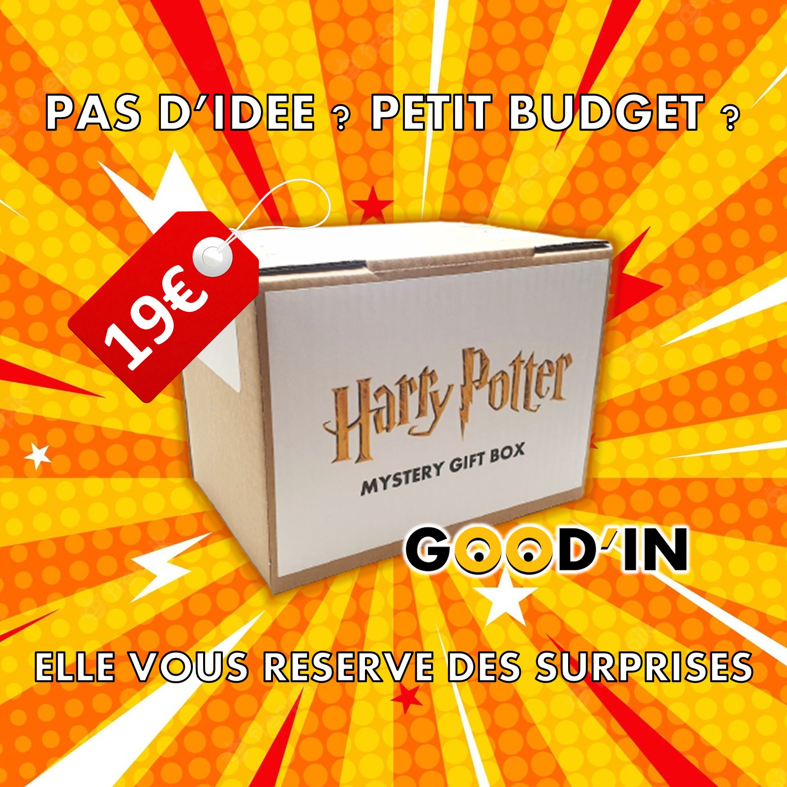 Box mstere cadeau Harry Potter goodin shop