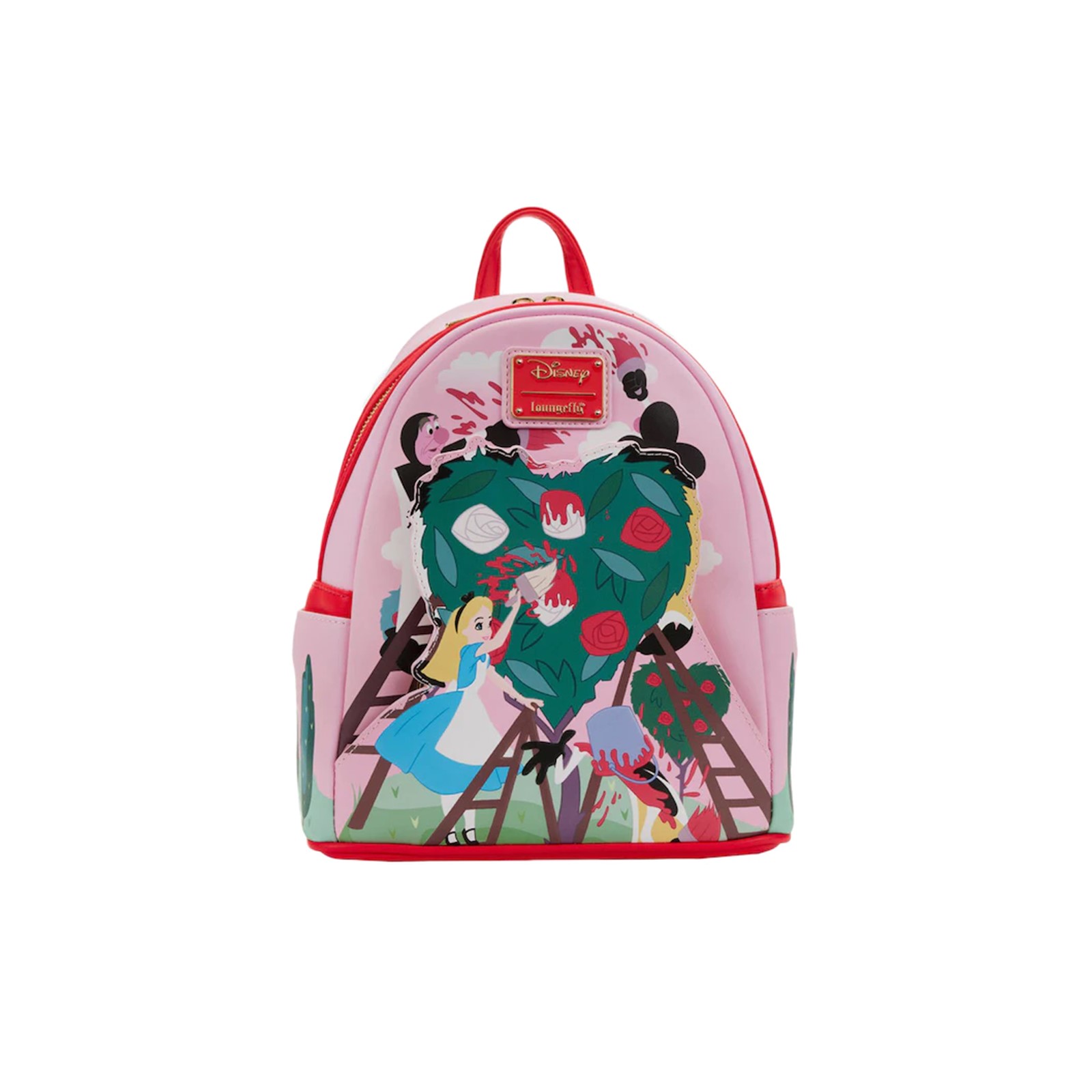 sac a dos loungefly disney Alice au pays des merveilles Painting the roses Red goodin shop