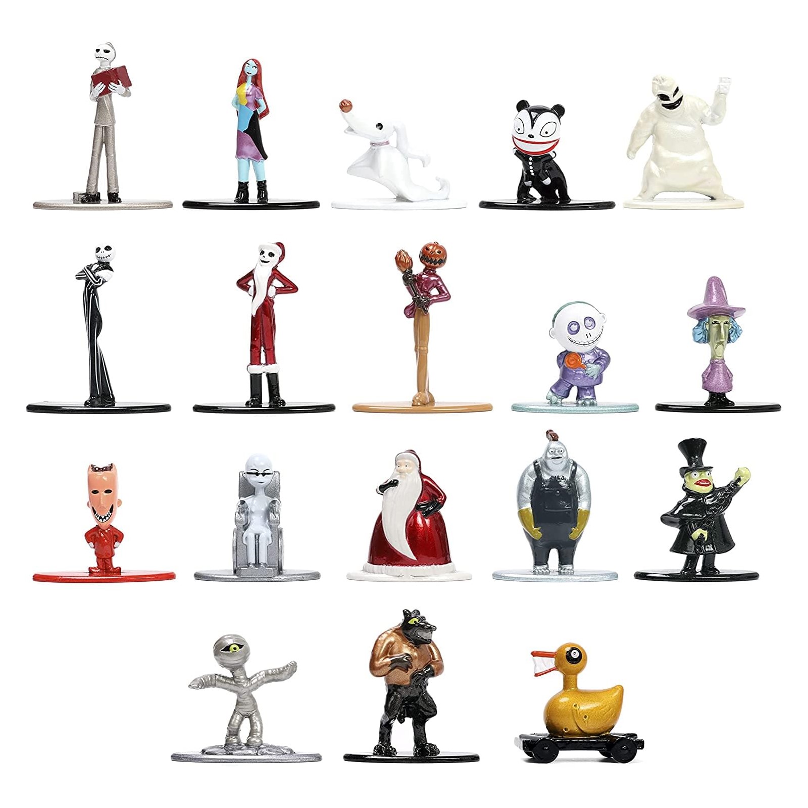 Lot de 18 Figurines métal Nanofigs Disney L’étrange Noël de Mr Jack