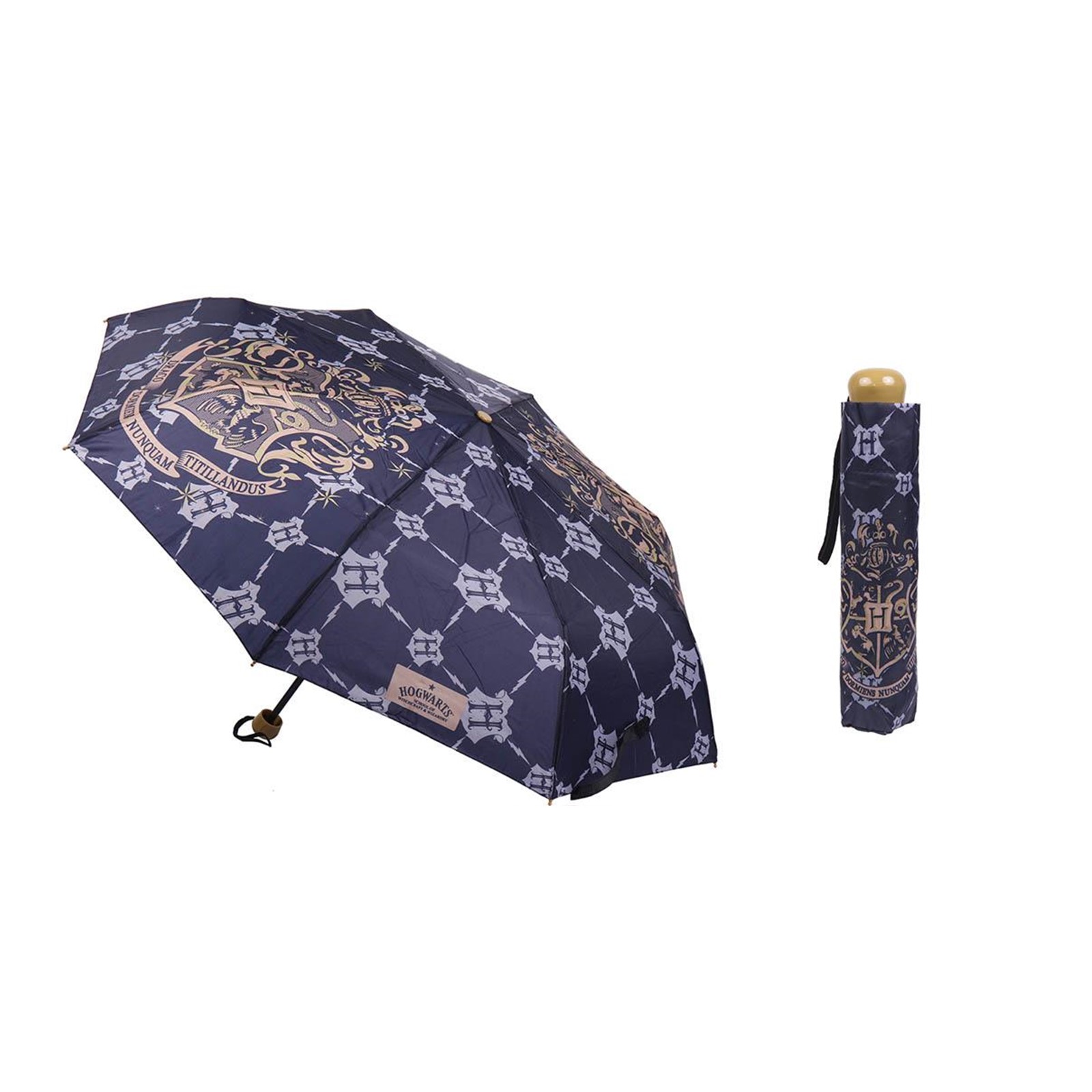 Parapluie Pliable Harry Potter Poudlard Noir