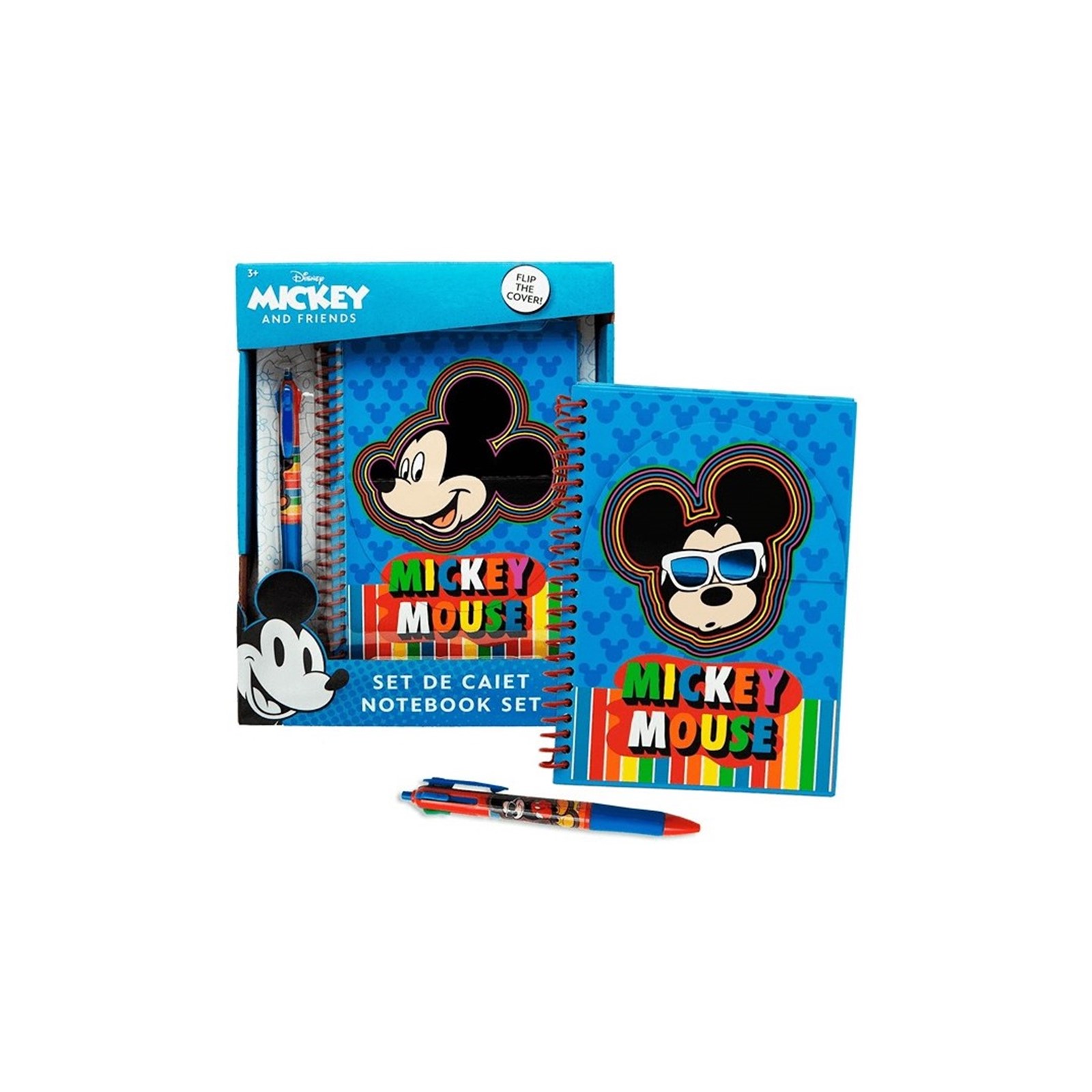 Carnet de note + stylo Disney Mickey & Friends