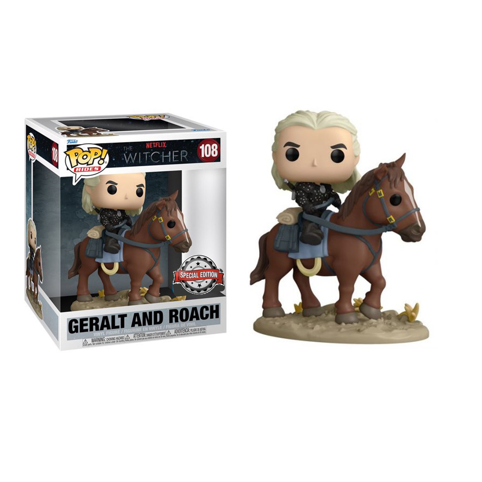 funko pop The Witcher 108 Geralt and roach goodin shop