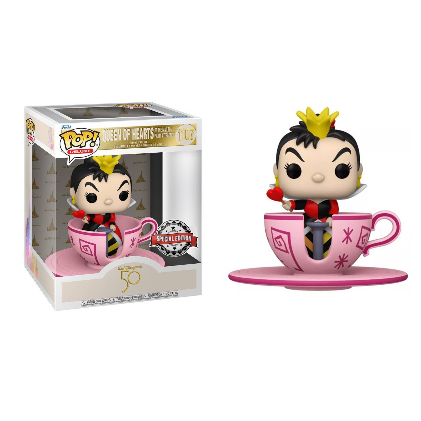 Funko Pop Disney world 50th Queen of hearts in Mad Tea Party – 1107