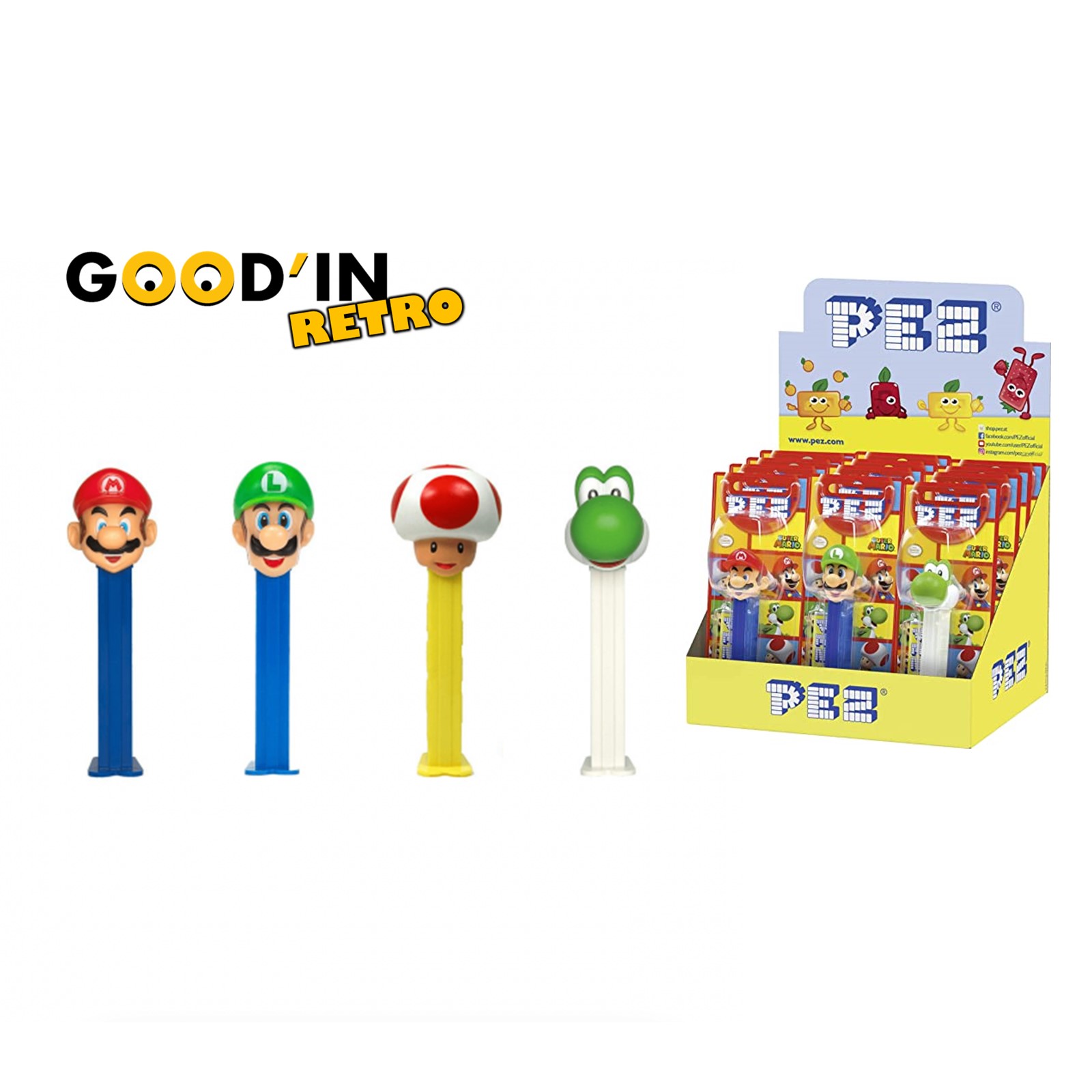 bonbon PEZ Super Mario distributeur et recharge
