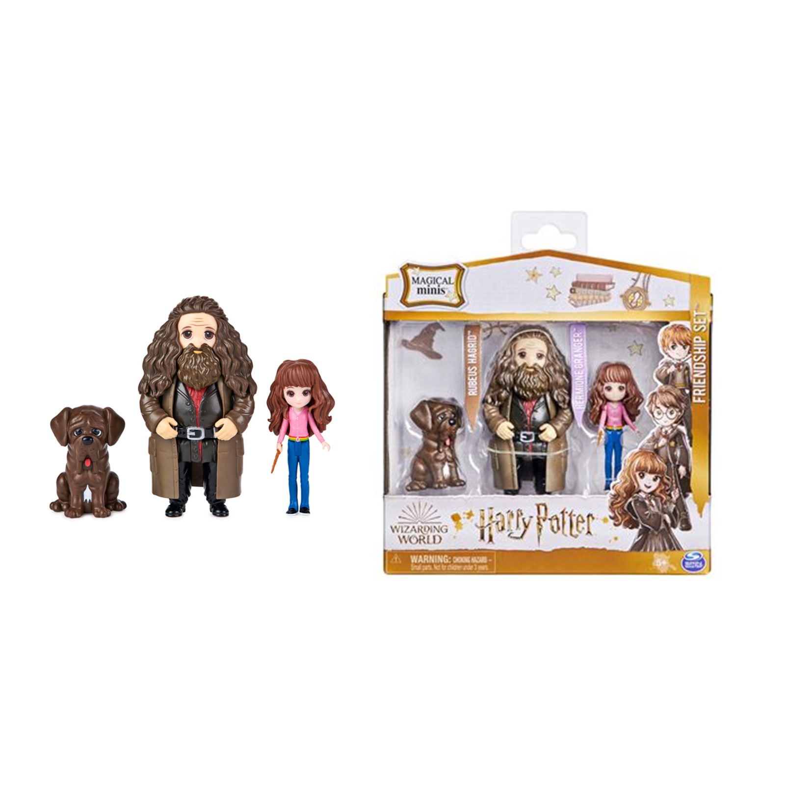 Figurines Harry Potter Friendship Set Hermione + Hagrid
