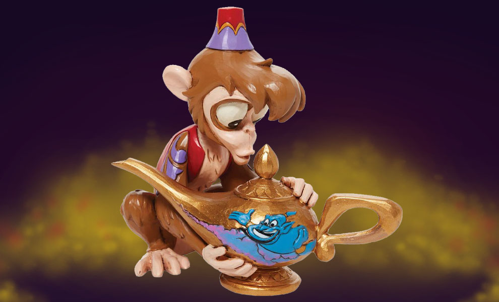 Figurine Disney Traditions Aladdin Abu et la lampe