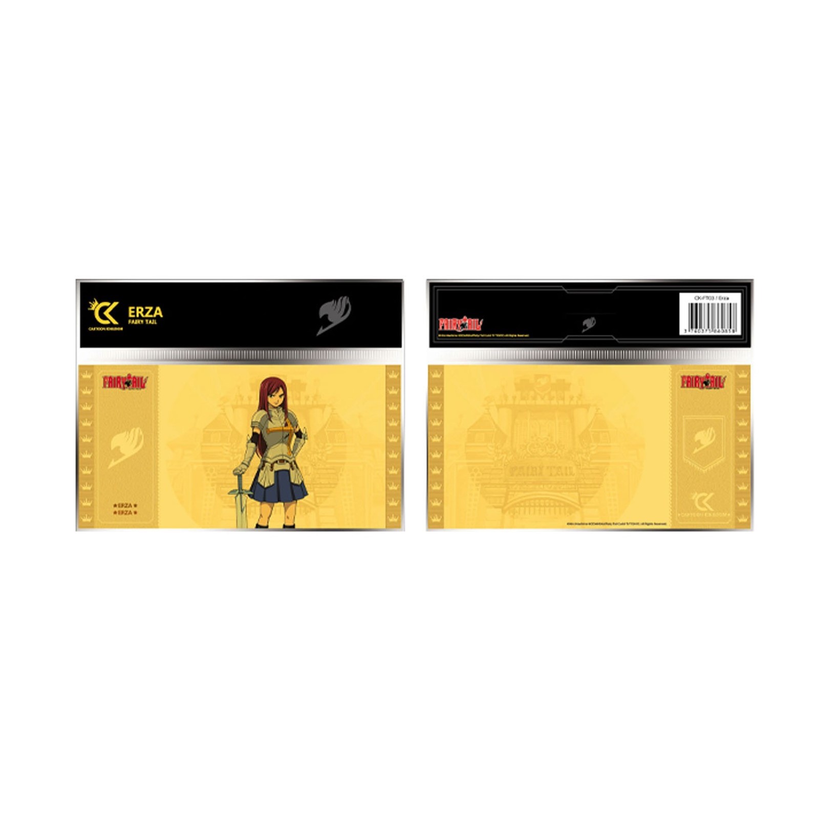 golden ticket Fairy Tail Erza collection
