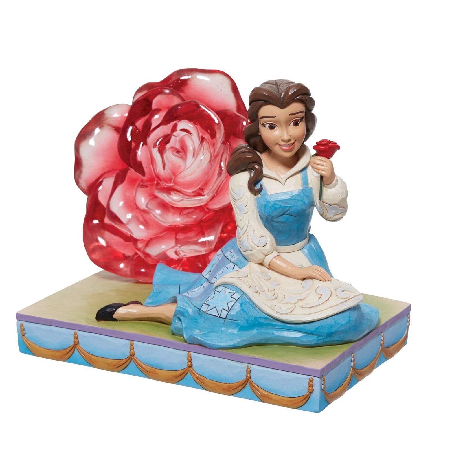 Figurine Disney La belle et la bête Une rose enchantée