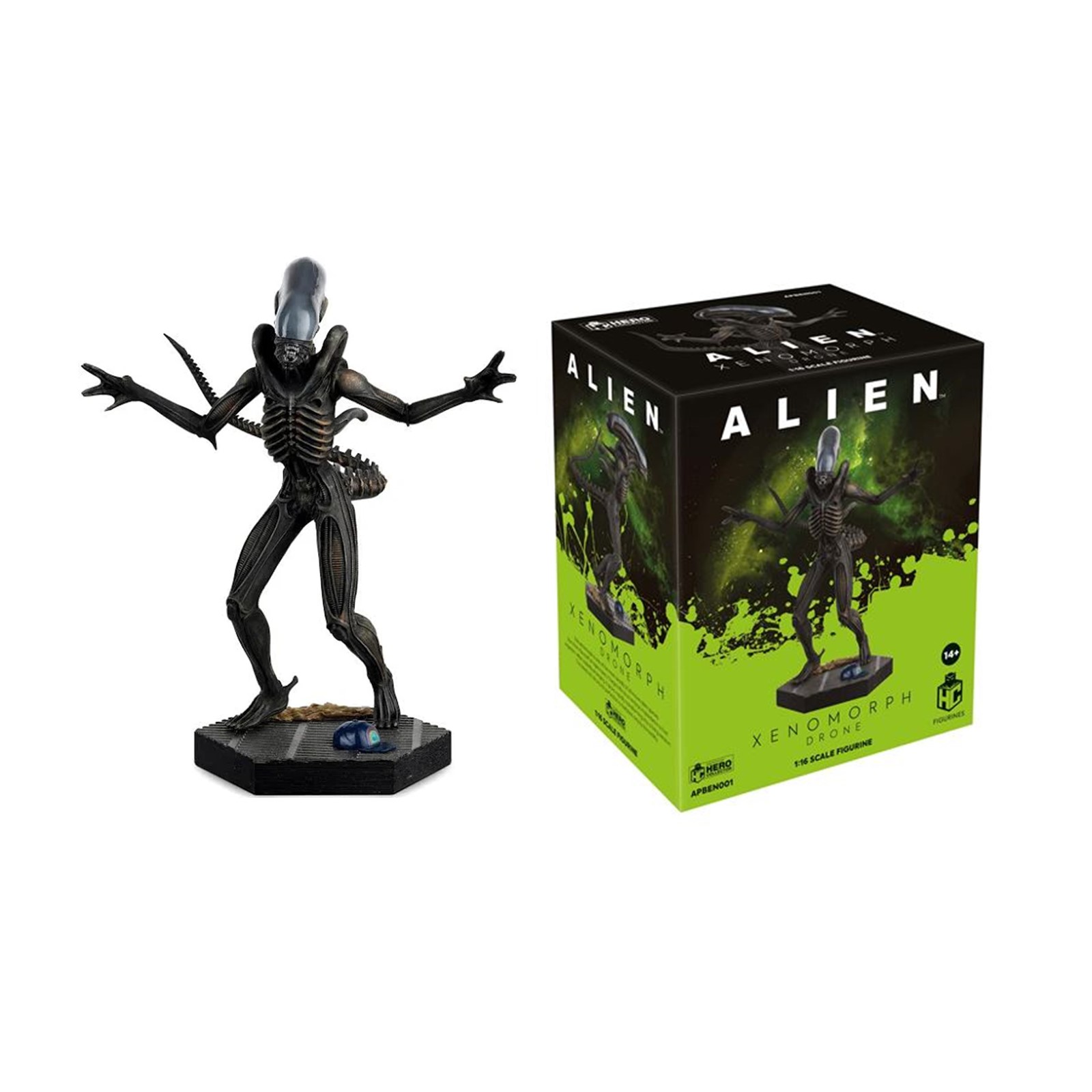 Figurine Alien Xenomorph Drone 1:16 Hero Collector