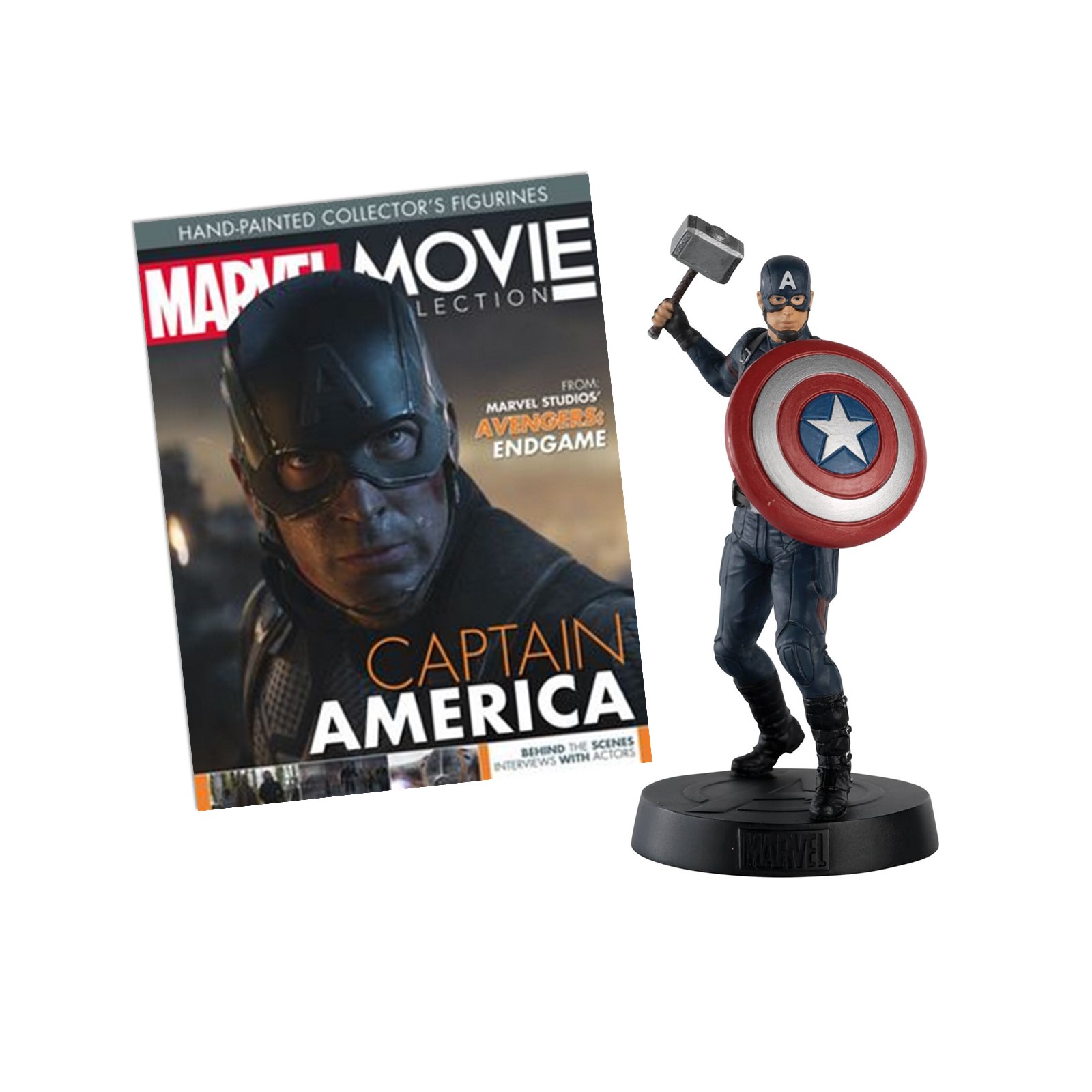 figurine Marvel Captain America Steve Rogers Eaglemoss 1:16 Hero Collector